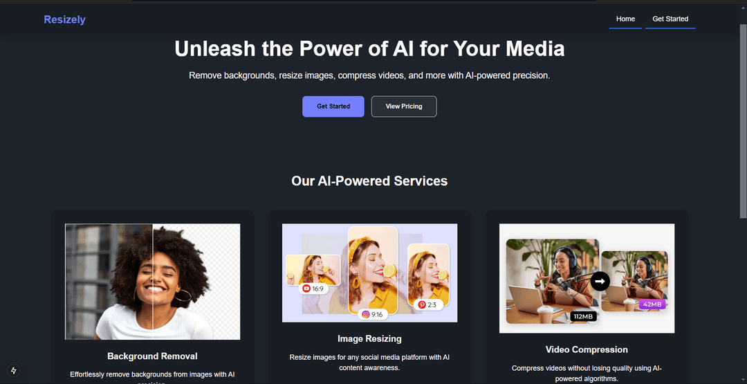 Resizely - Media Processing SaaS